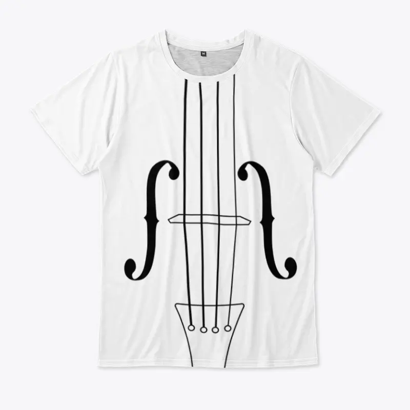 Violin Design Unisex Shirt