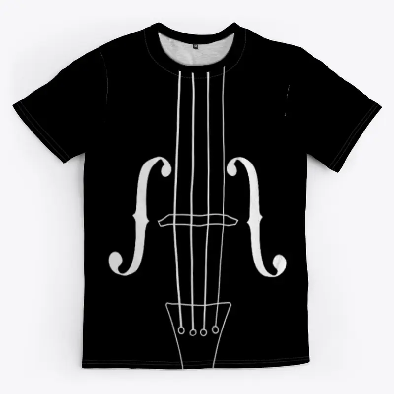 Violin Design Unisex Shirt